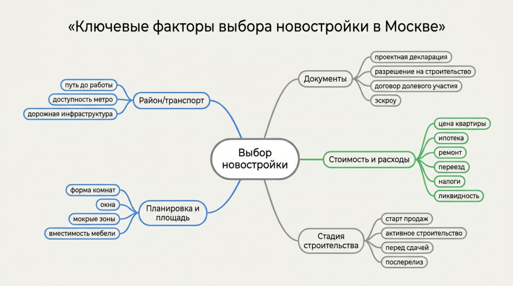 Ключевые факторы выбора новостройки в Москве